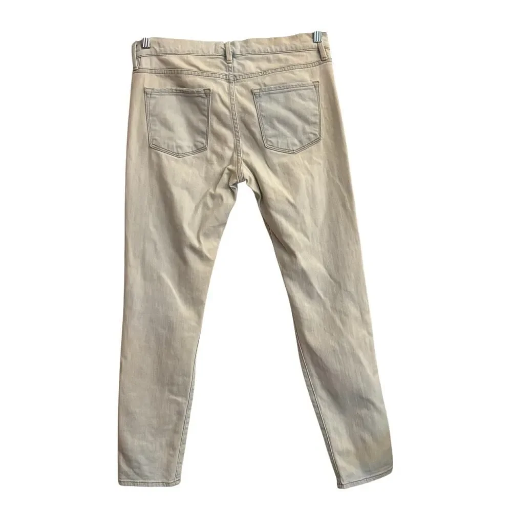 FRAME Denim Women’s Le Garçon Distressed Jeans 25 Light Wash Pier